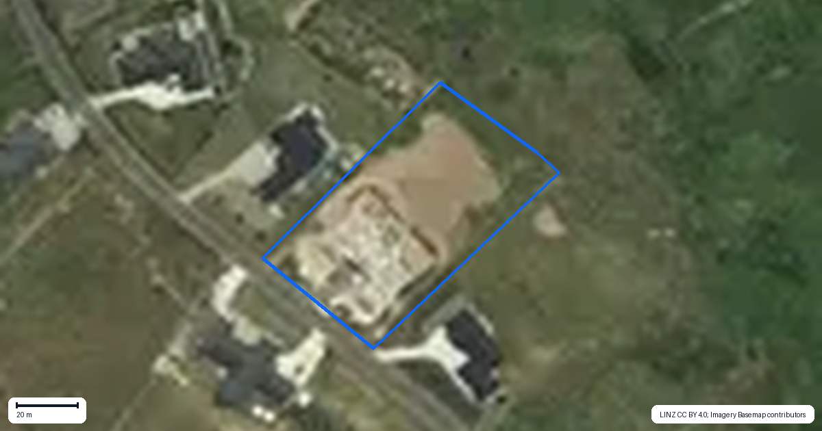 Property context map for 17 Crickett Lane, Pokeno