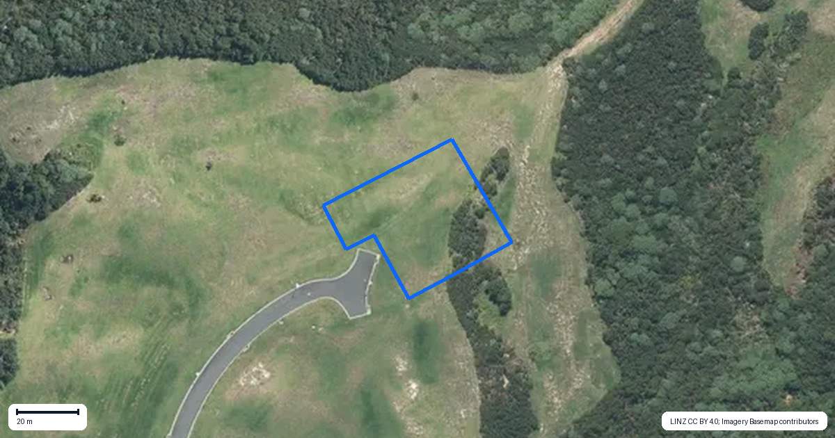 Property context map for 8 Konei Place, Okura Bush, Silverdale