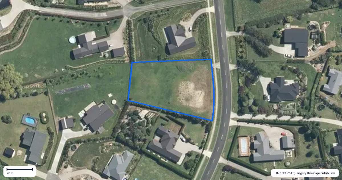 Property context map for 28 Charles Edwards Street, Ohaupo