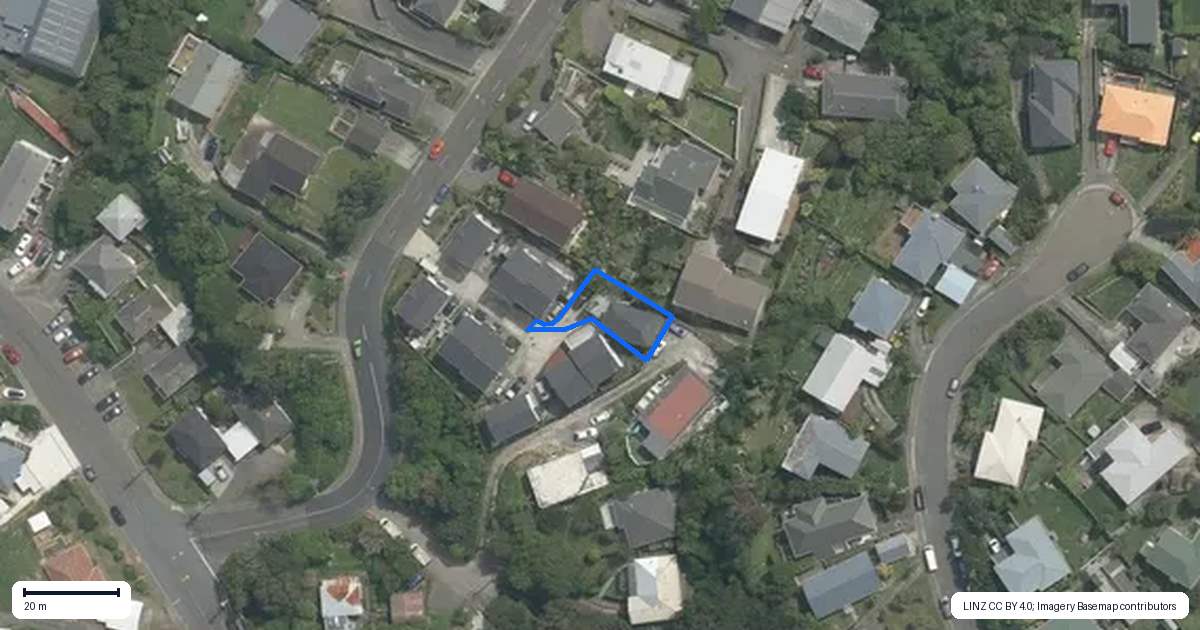 Property context map for 7/20 Glanmire Road, Newlands, Wellington