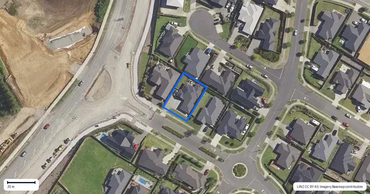 Property context map for 3 Flounder Drive, Omokoroa