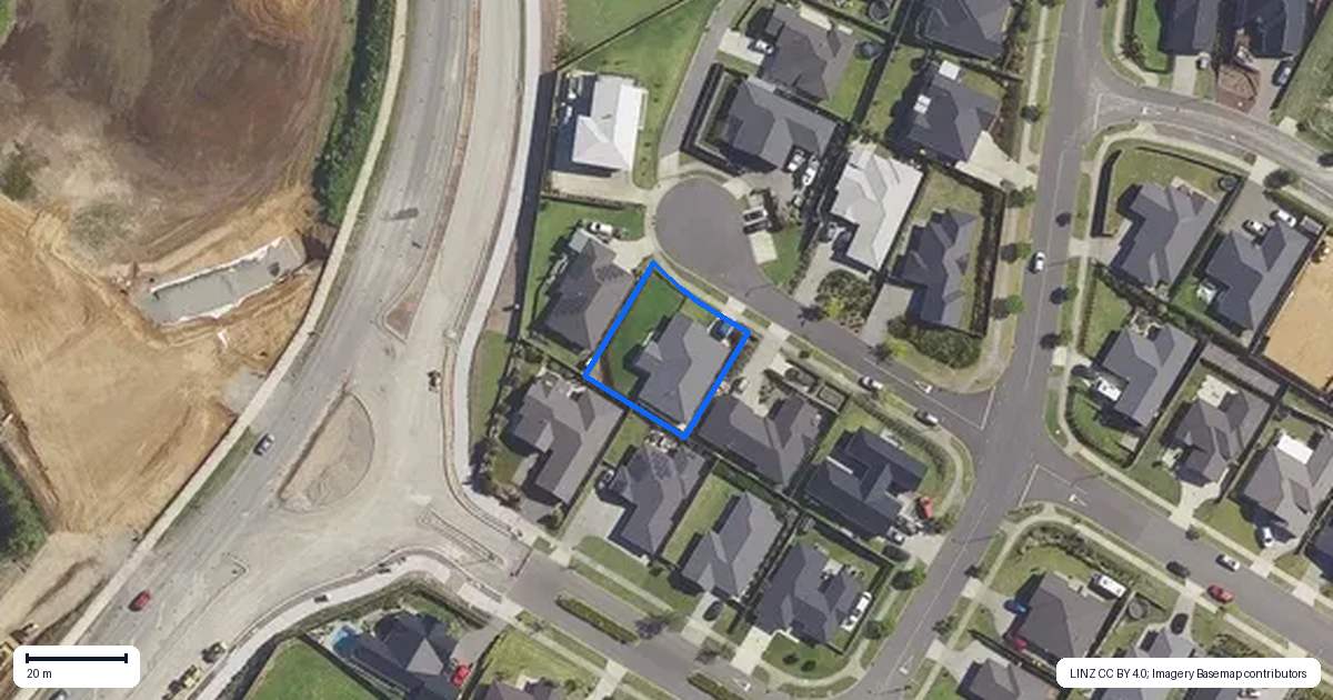 Property context map for 5 Herring Place, Omokoroa