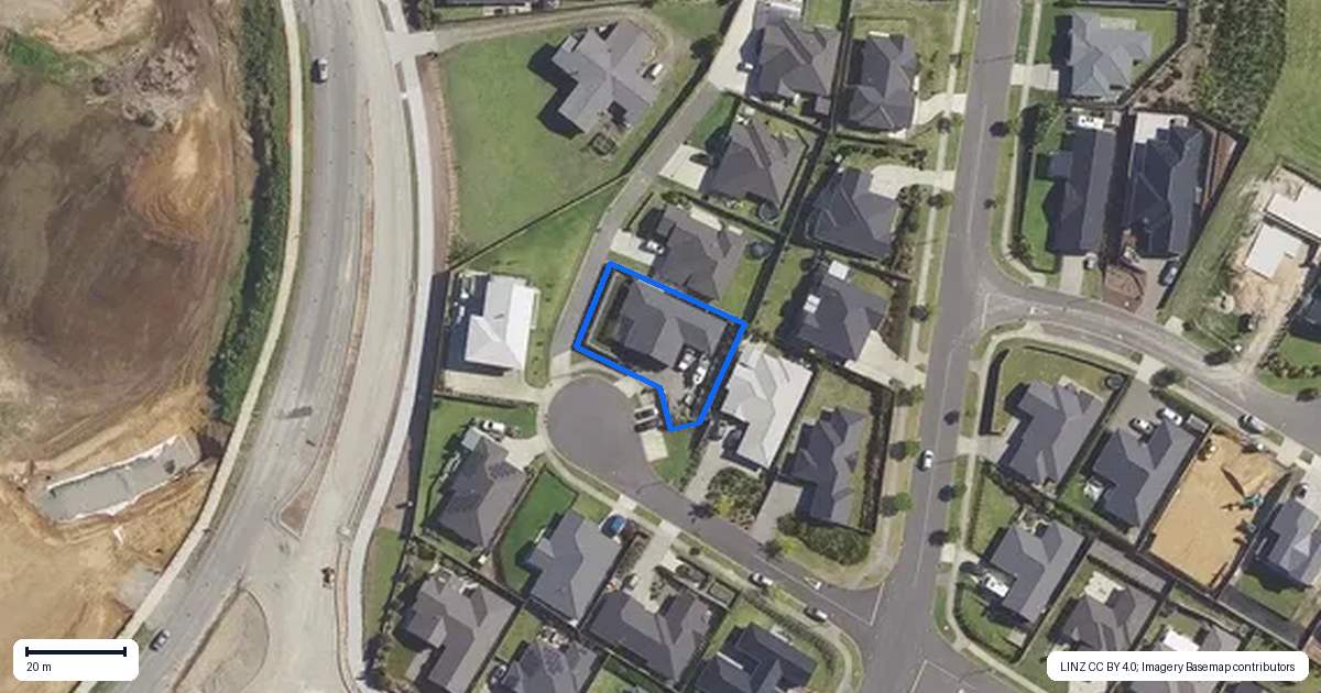 Property context map for 6 Herring Place, Omokoroa