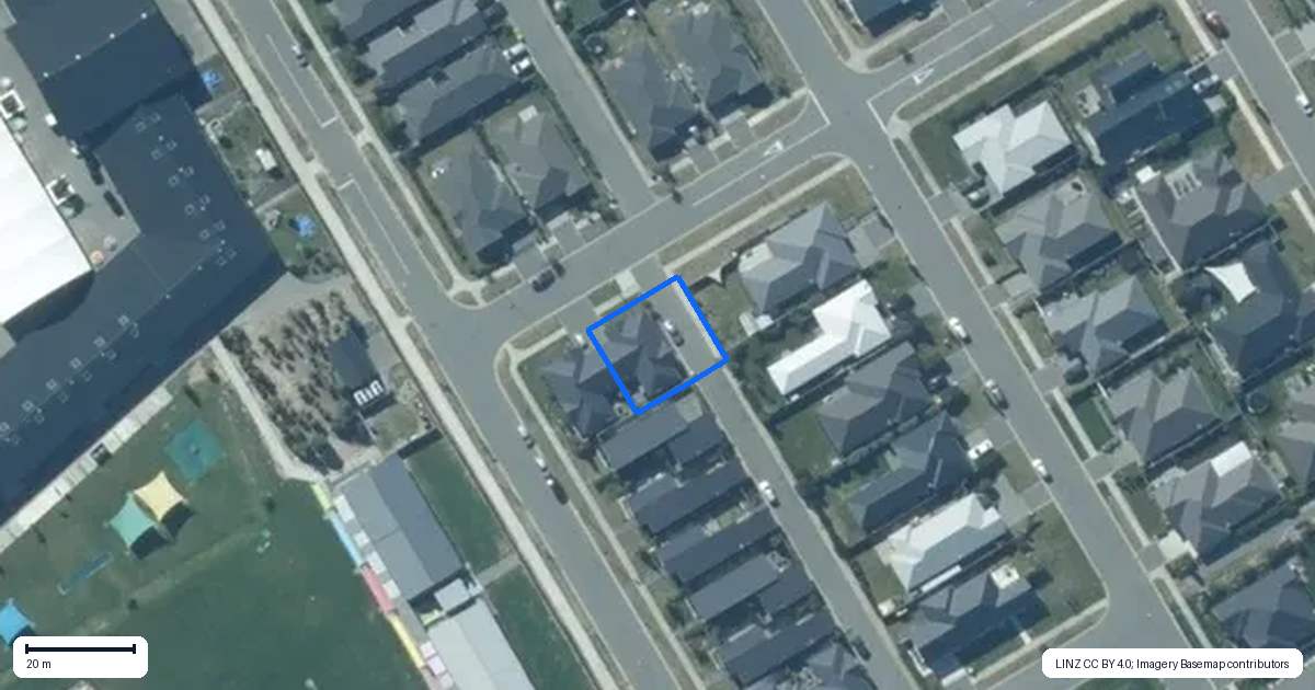 Property context map for 4 Philippa Drive, Rolleston