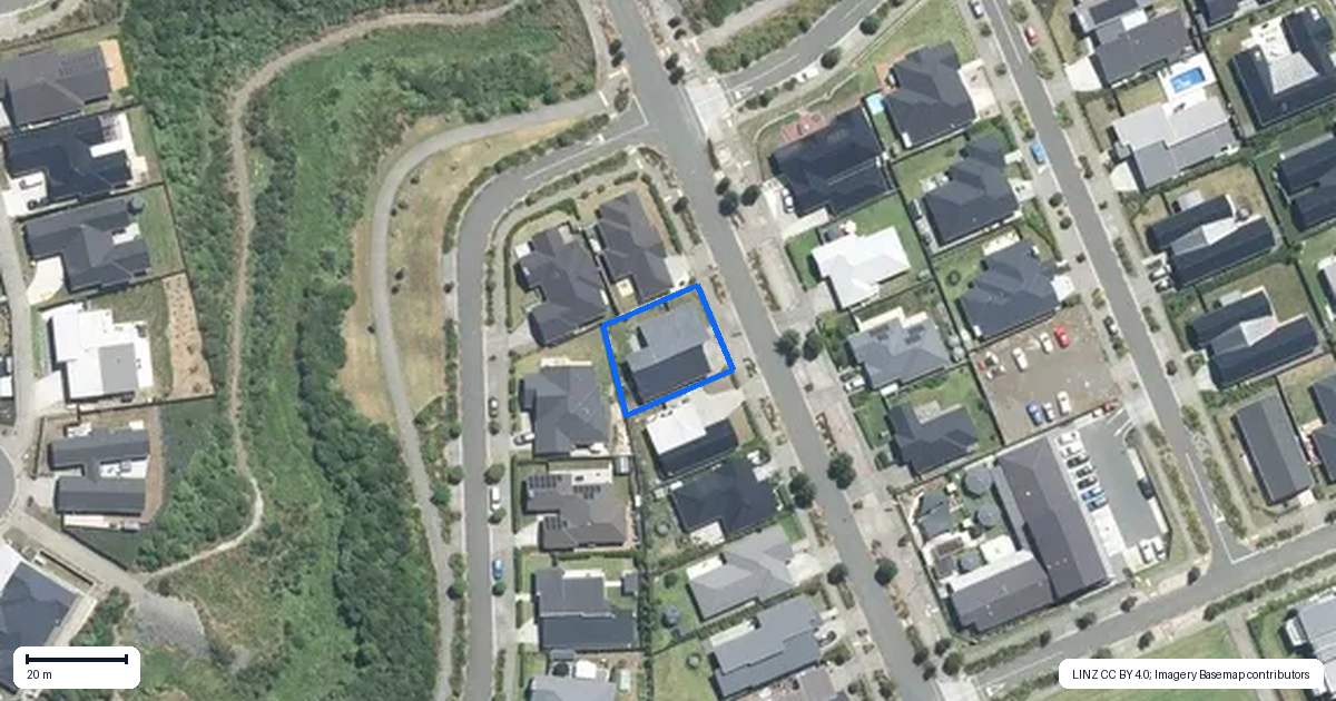 Property context map for 33 Jonah Lomu Drive, Paerata, Pukekohe