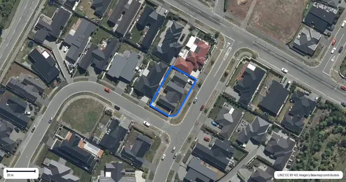 Property context map for 4 Walter Case Drive, Casebrook, Christchurch