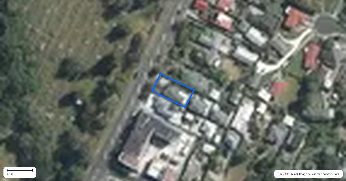 Property context map for 23 Glenview Road, Glen Eden, Auckland