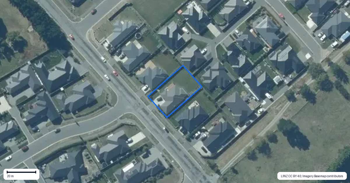 Property context map for 658 East Maddisons Road, Rolleston
