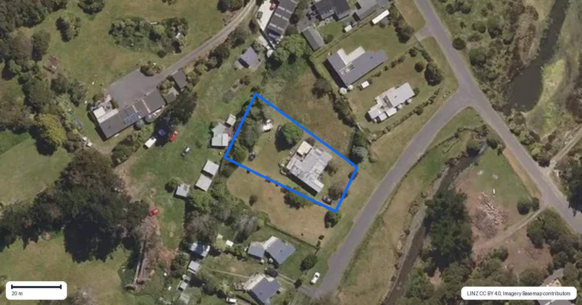 Property context map for 73 Driver Street, Long Beach, Port Chalmers