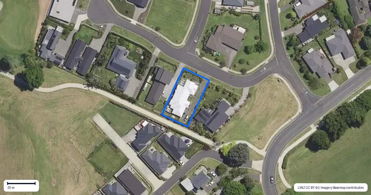 Property context map for 3 Fairwayview Drive, Omokoroa