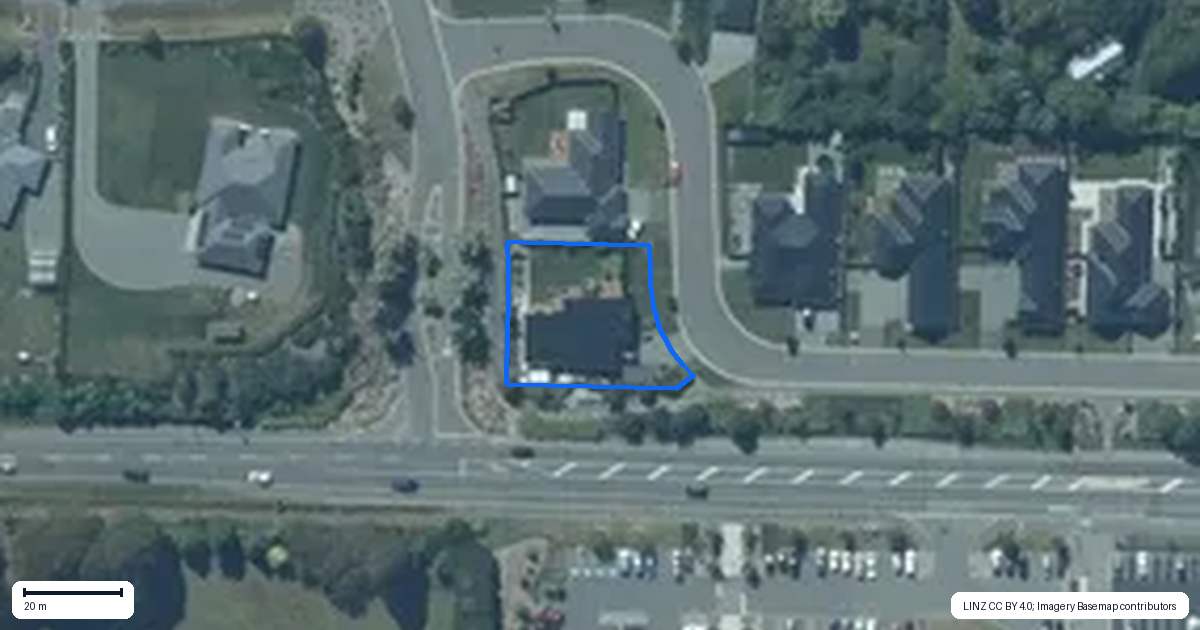 Property context map for 4 Corriedale Lane, West Melton