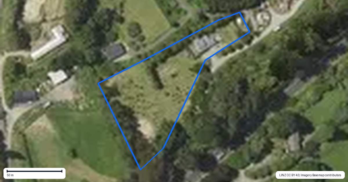 Property context map for 4A Thorn Road, Lower Kaimai
