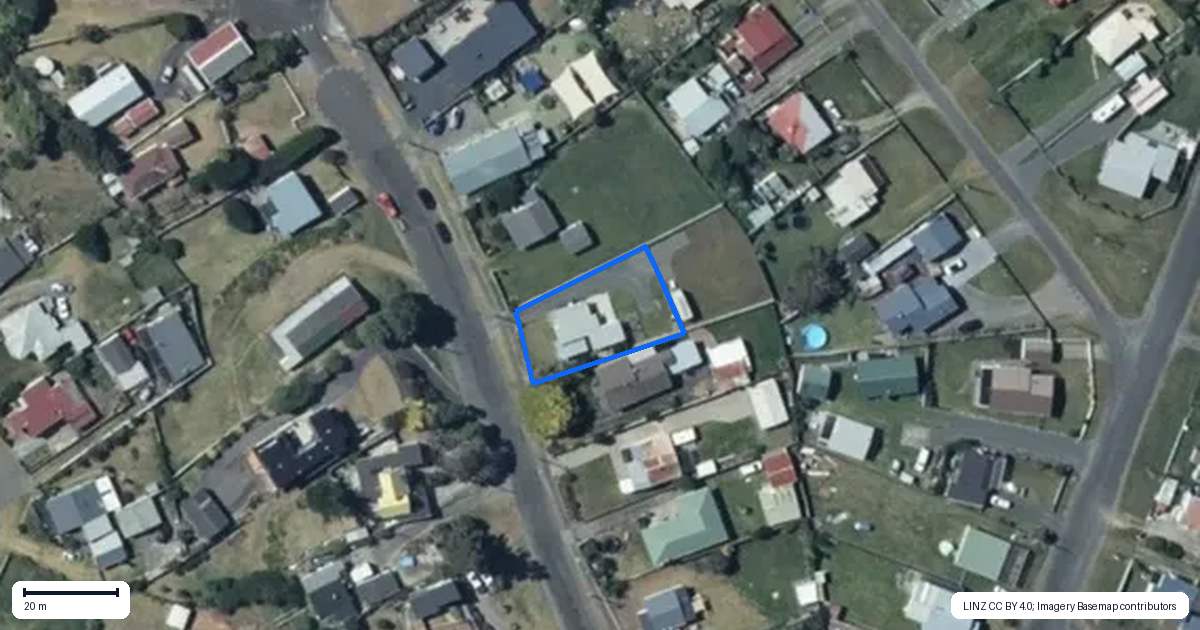 Property context map for 14 Carthew Terrace, Foxton Beach, Foxton
