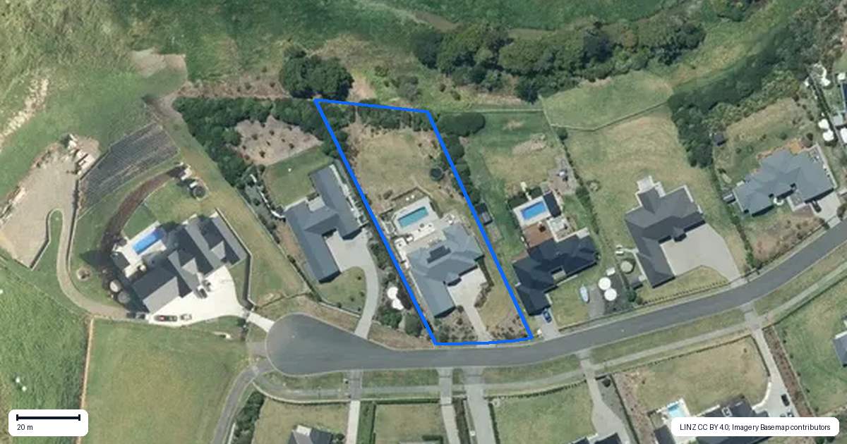 Property context map for 34 Awatiro Drive, Kaukapakapa