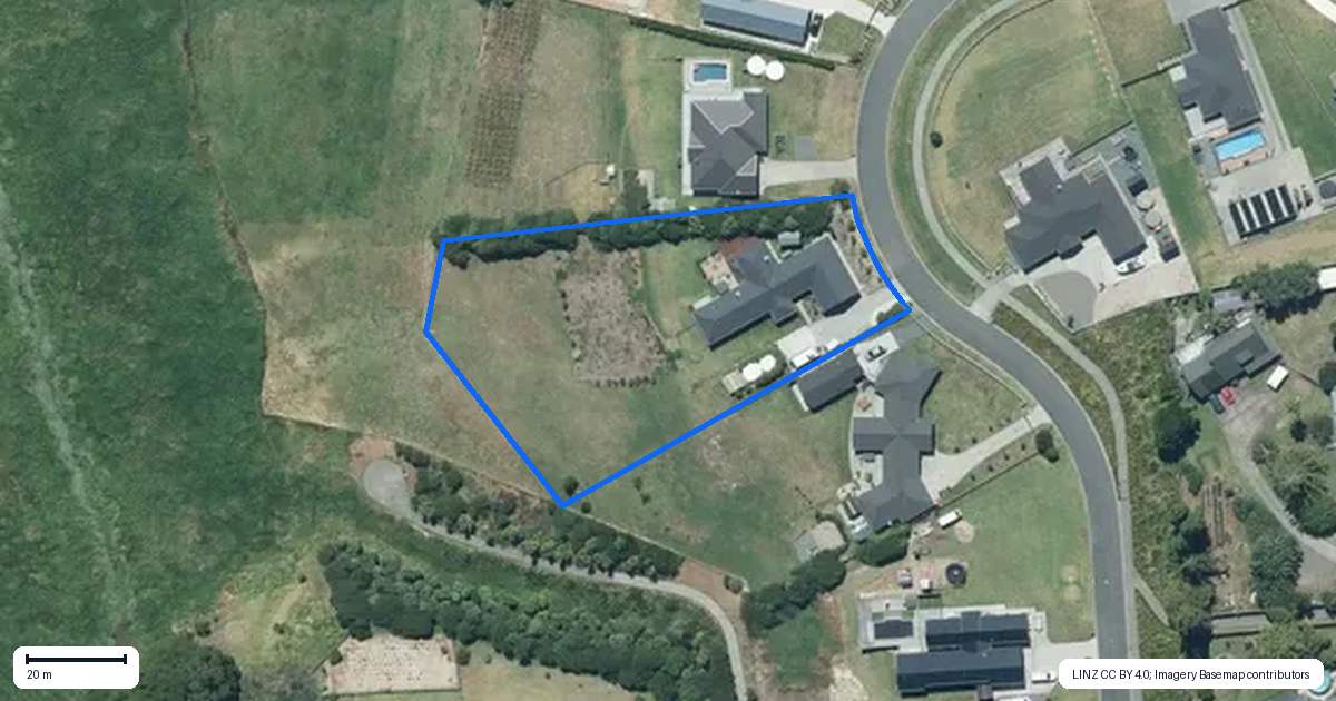 Property context map for 14 Awatiro Drive, Kaukapakapa