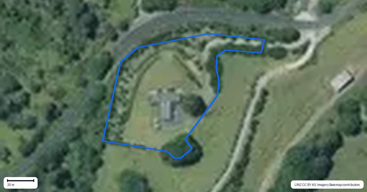 Property context map for 817 Waimate North Road, Waimate North, Kerikeri