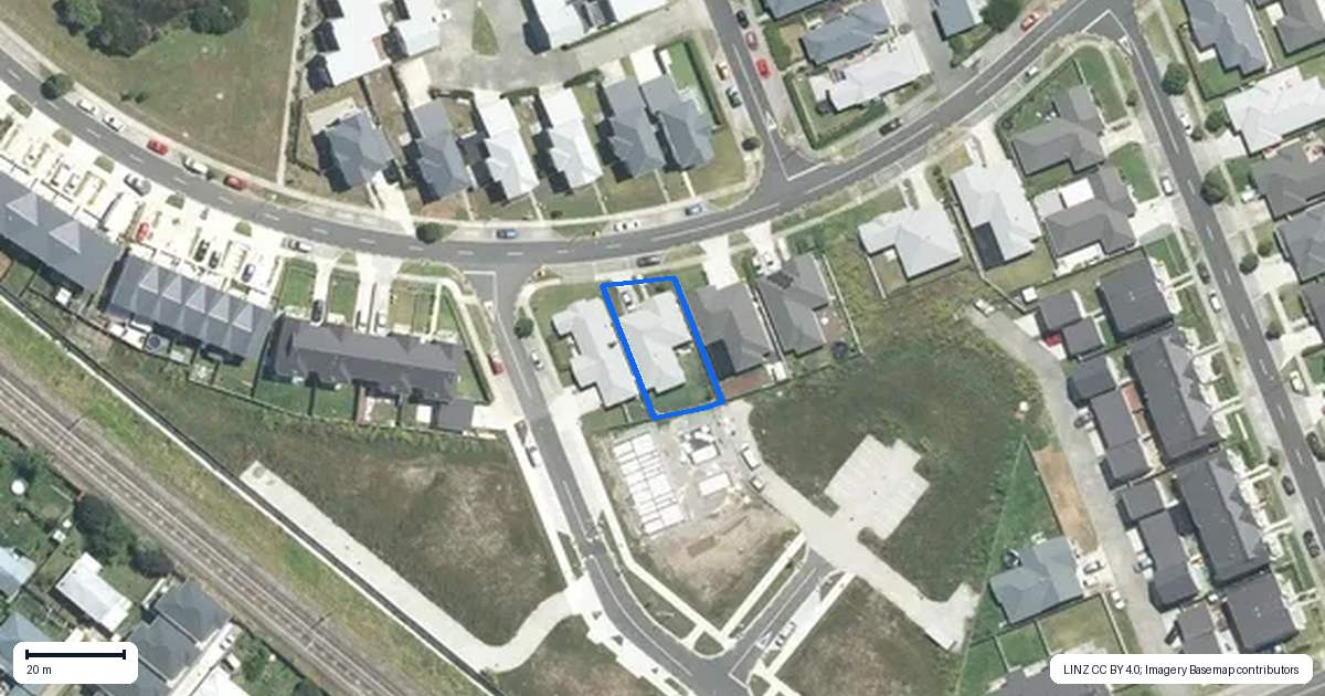 Property context map for 25 Soaring Bird Drive, Takanini, Auckland