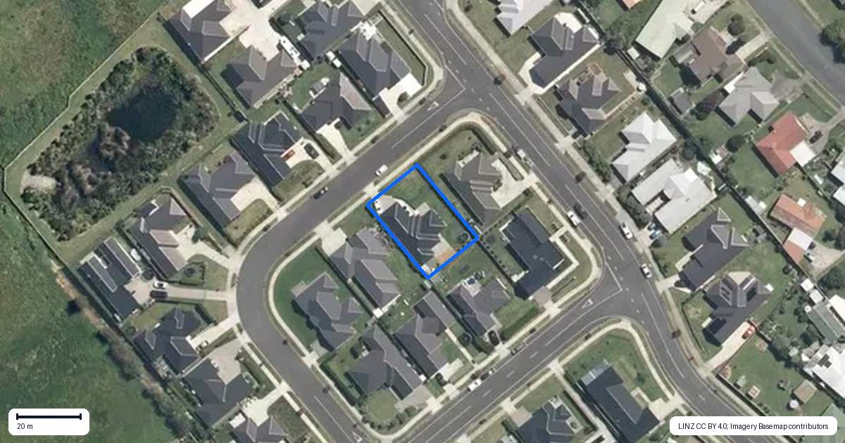 Property context map for 140 Stark Street, Te Awamutu