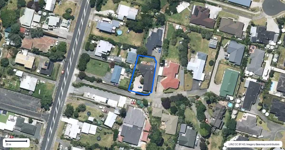 Property context map for 4 Barmaree Lane, Beachlands, Auckland