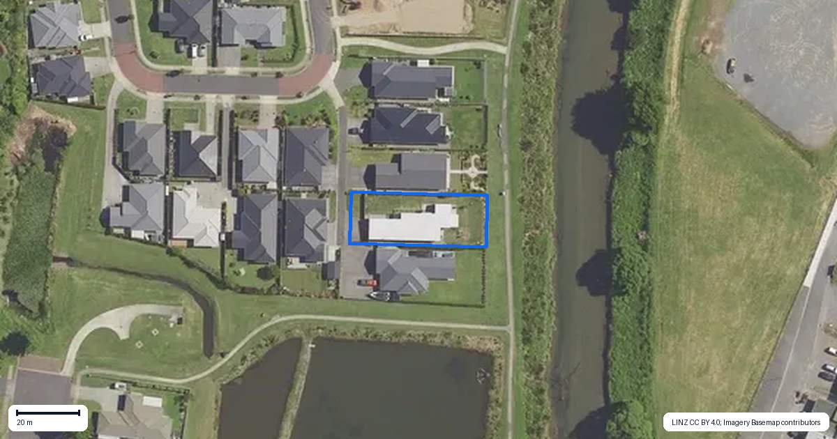 Property context map for 7 Vesey Drive, Katikati