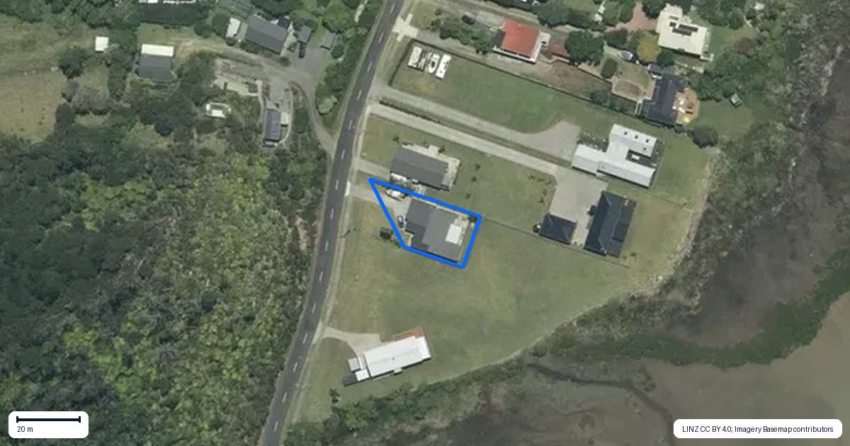 Property context map for 91 Pepe Road, Tairua