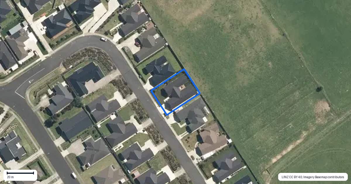 Property context map for 19 Wikaira Road, Te Awamutu