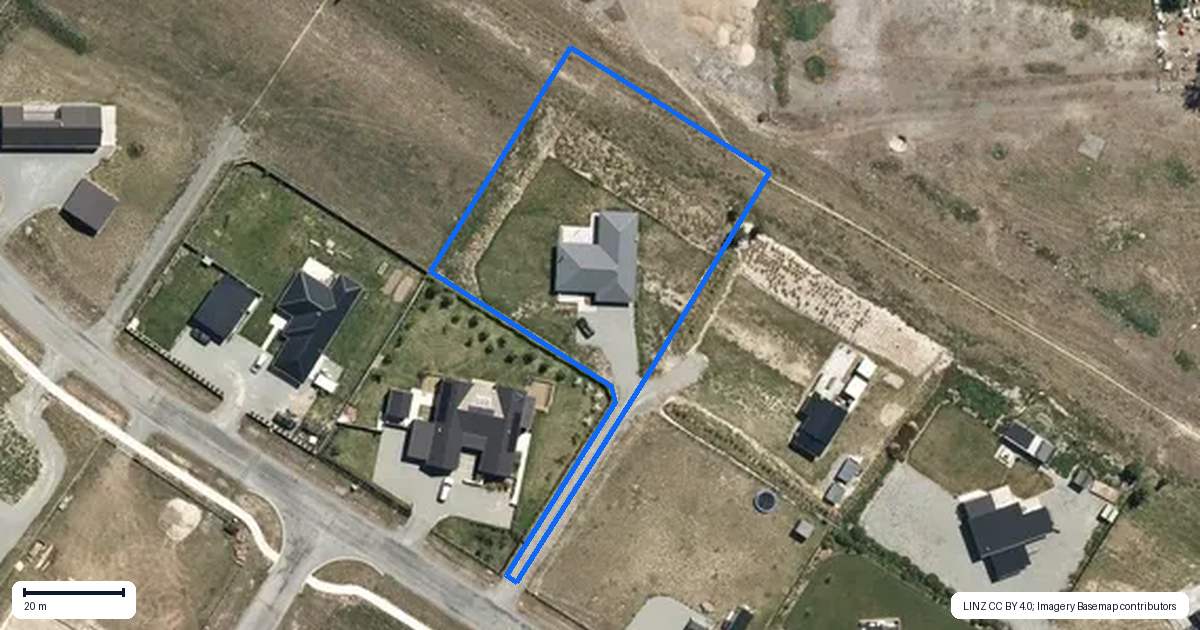 Property context map for 7A Temple Drive, Twizel