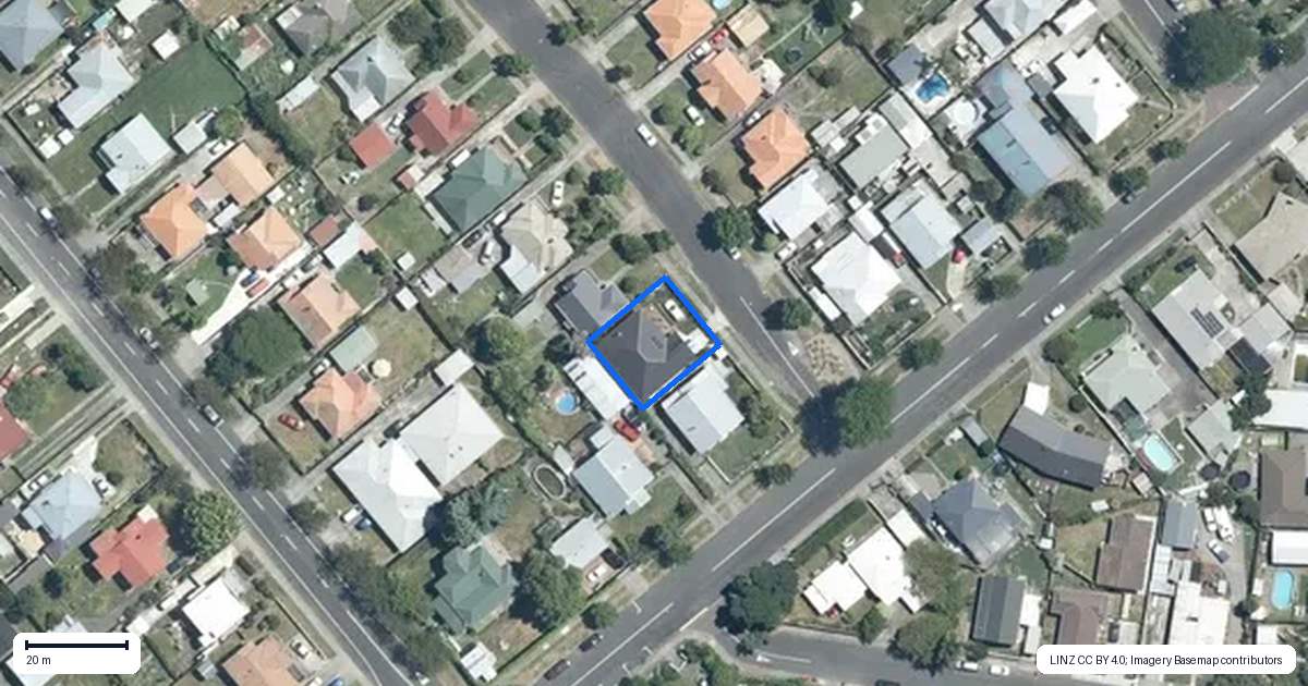 Property context map for 513 Akina Street, Akina, Hastings