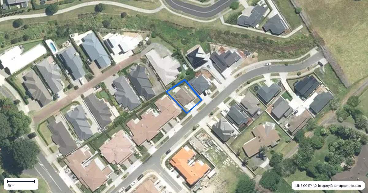 Property context map for 14 Francesco Drive, Karaka, Papakura