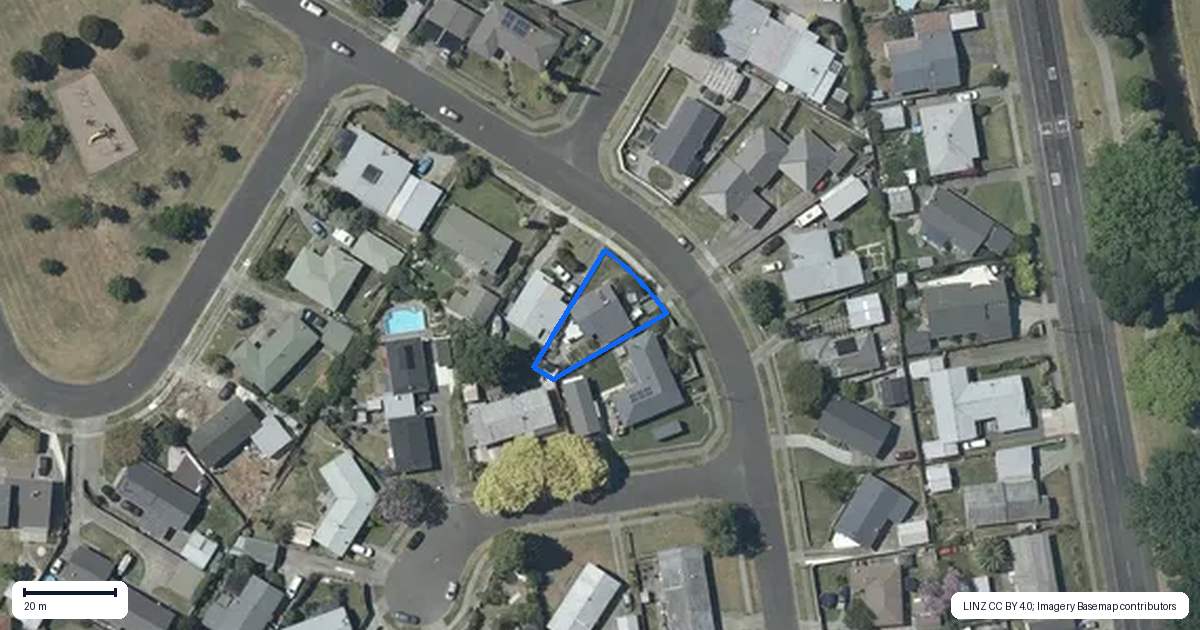 Property context map for 9 Salisbury Avenue, Tamatea, Napier