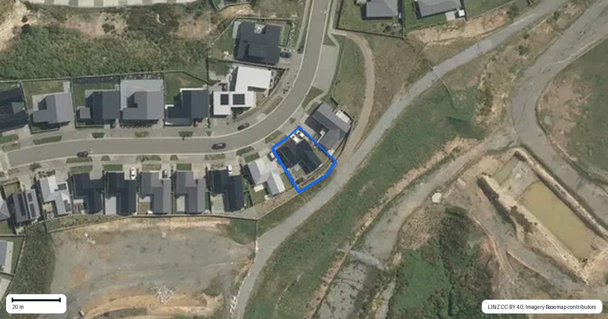 Property context map for 9 Lemonwood Way, Woodridge, Wellington