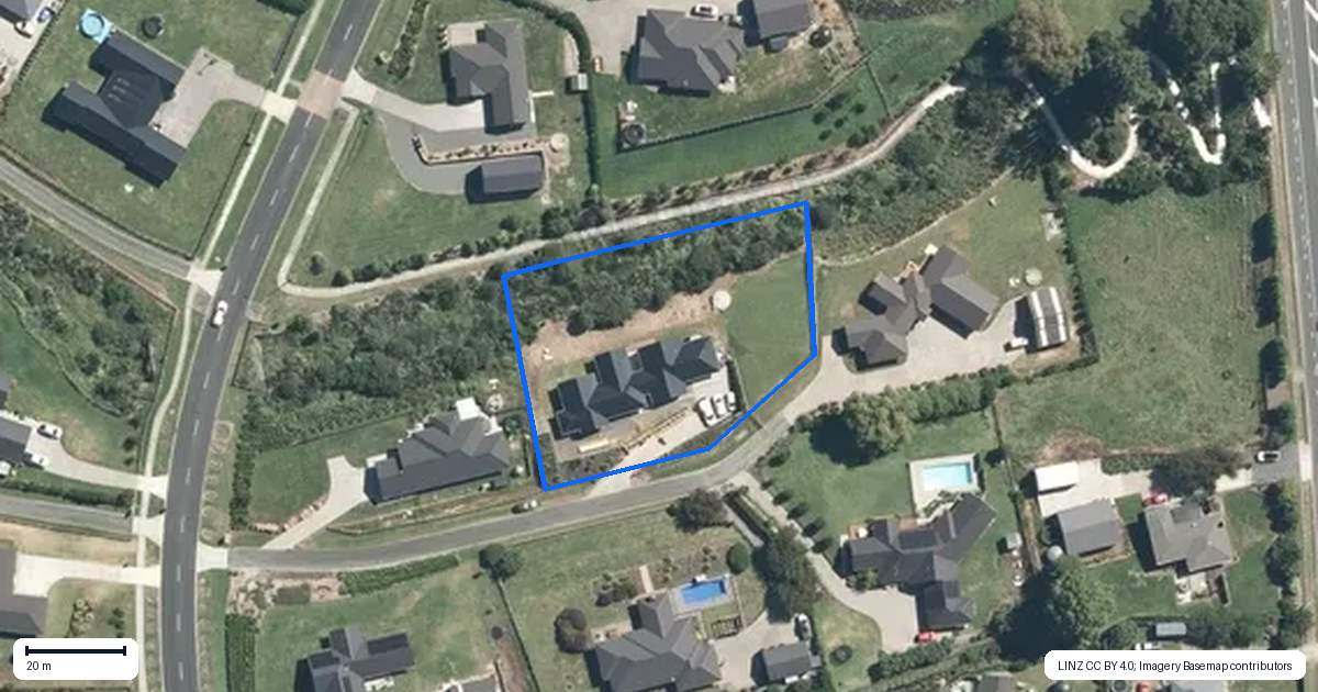 Property context map for 41 Charles Edwards Street, Ohaupo