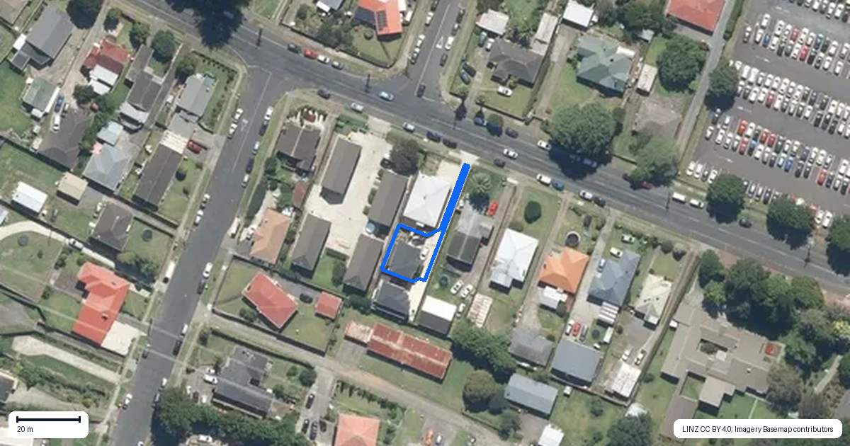 Property context map for 63A Gray Avenue, Mangere East, Auckland