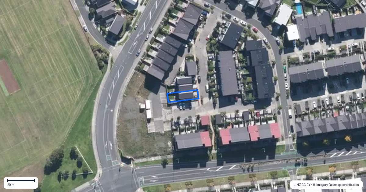 Property context map for 16 Piko Lane, Hobsonville, Auckland