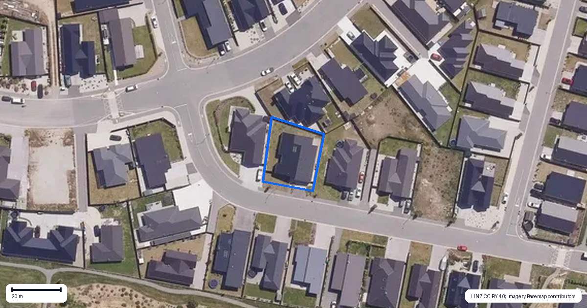 Property context map for 4 Smitham Drive, Cromwell