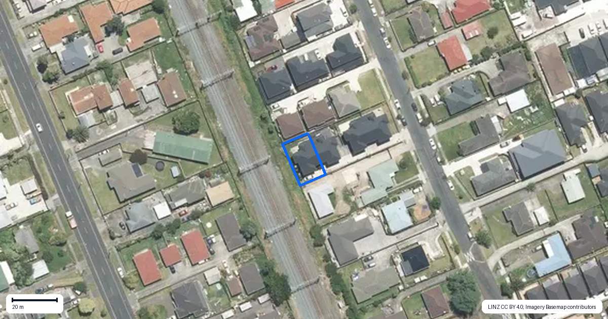 Property context map for 54D Cambridge Terrace, Papatoetoe, Auckland