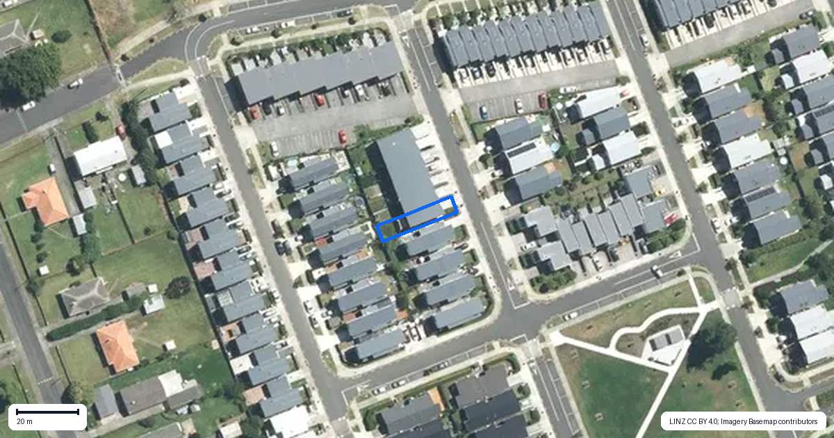 Property context map for 14 Dignity Street, Papakura