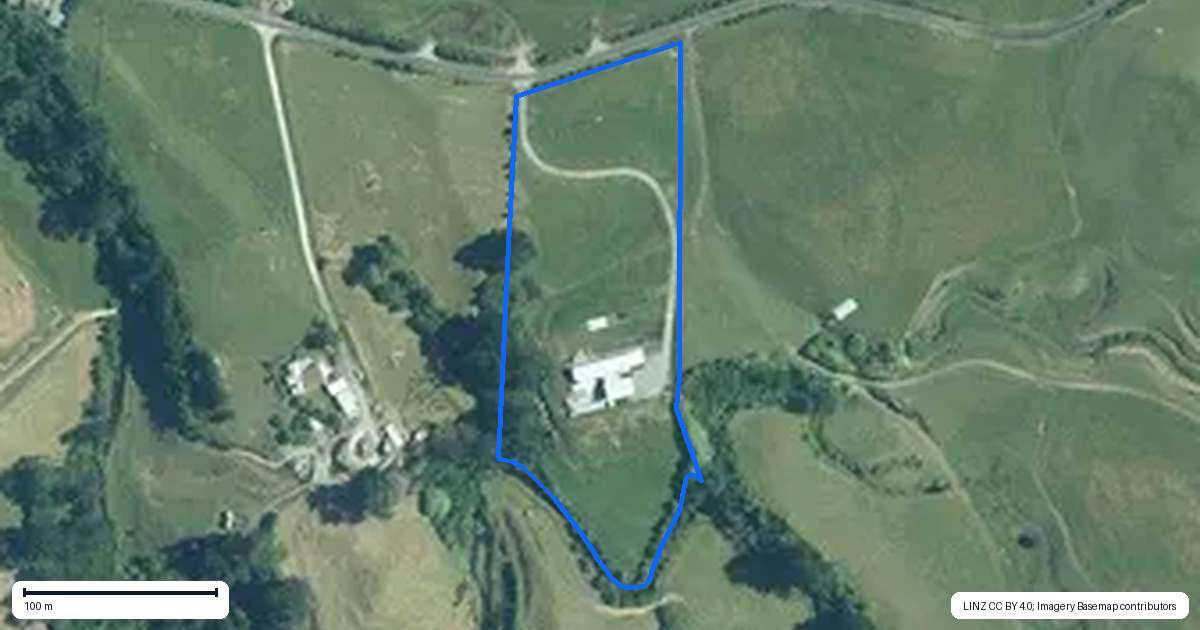 Property context map for 151 Pheney Road, Omata, New Plymouth