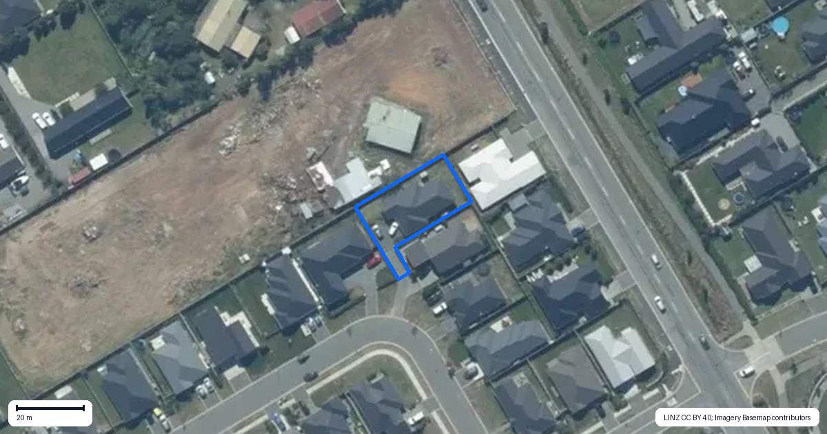 Property context map for 10 Kennington Drive, Rolleston