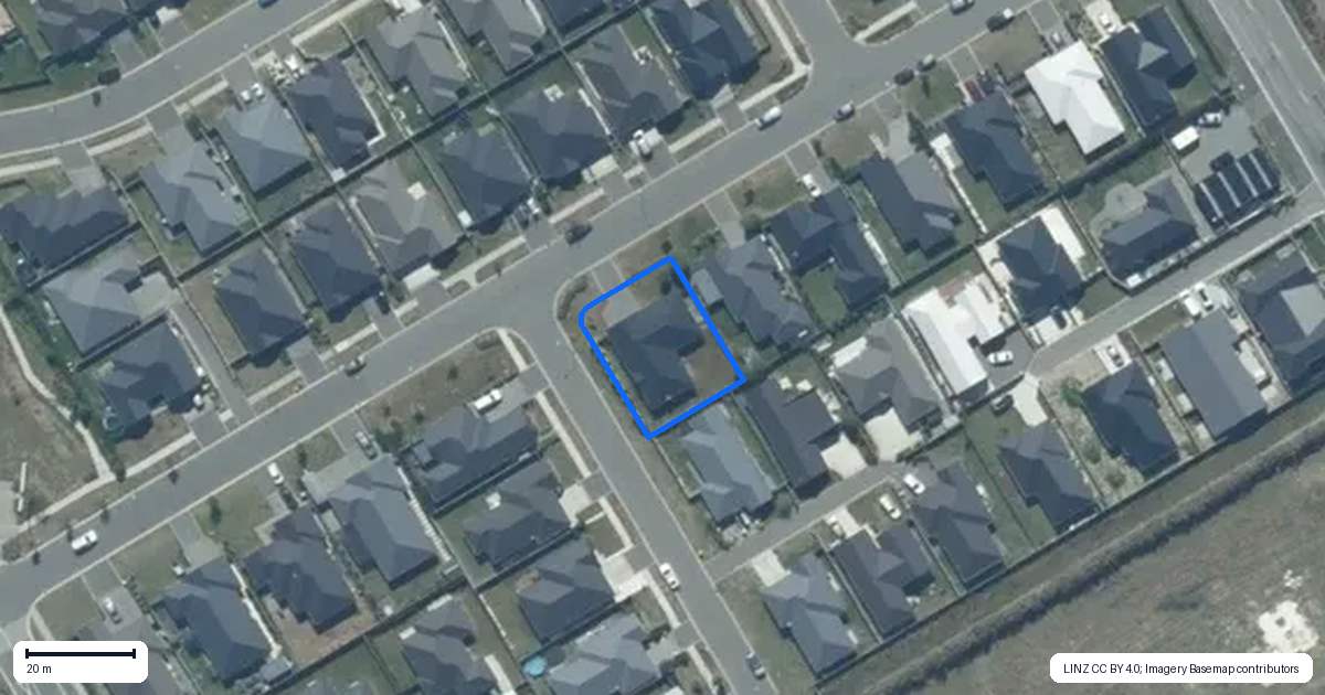 Property context map for 84 Ridgeway Avenue, Rolleston