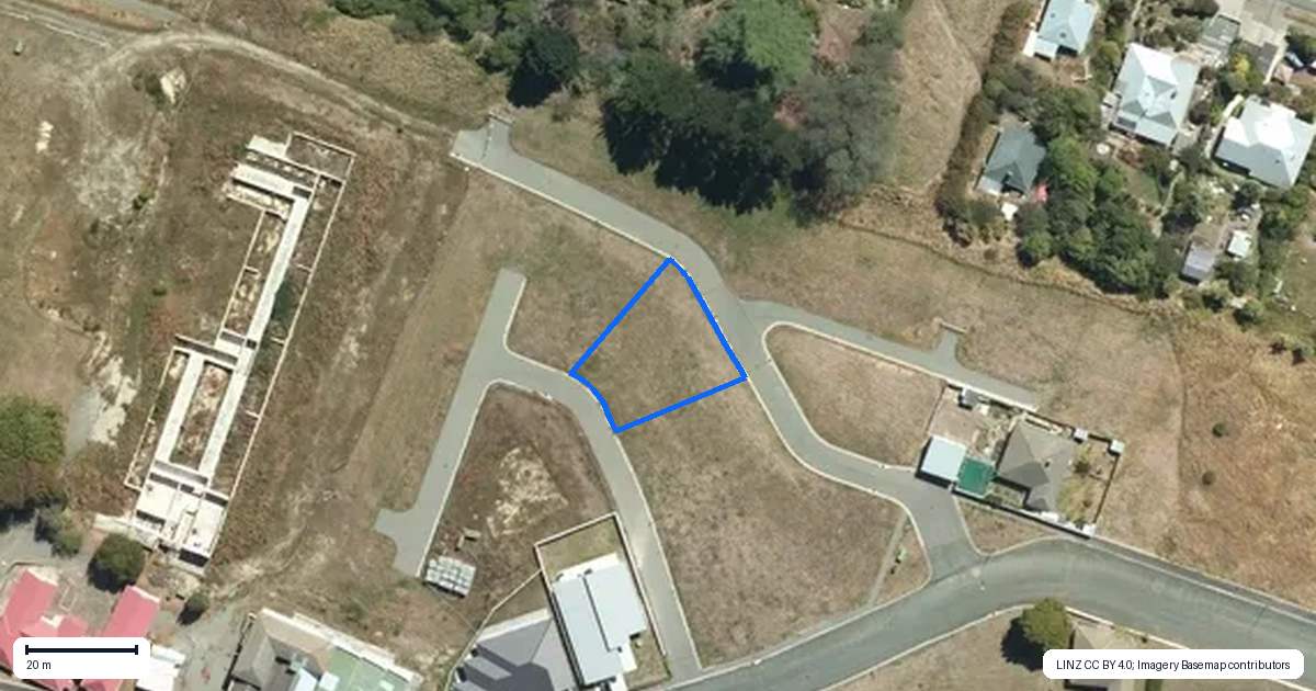Property context map for 6 Newman Drive, Oamaru