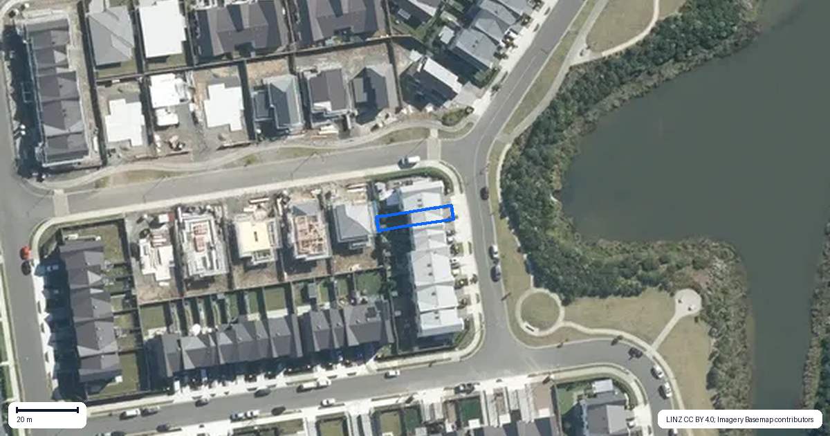 Property context map for 13 Fairgray Lane, Red Beach, Whangaparaoa