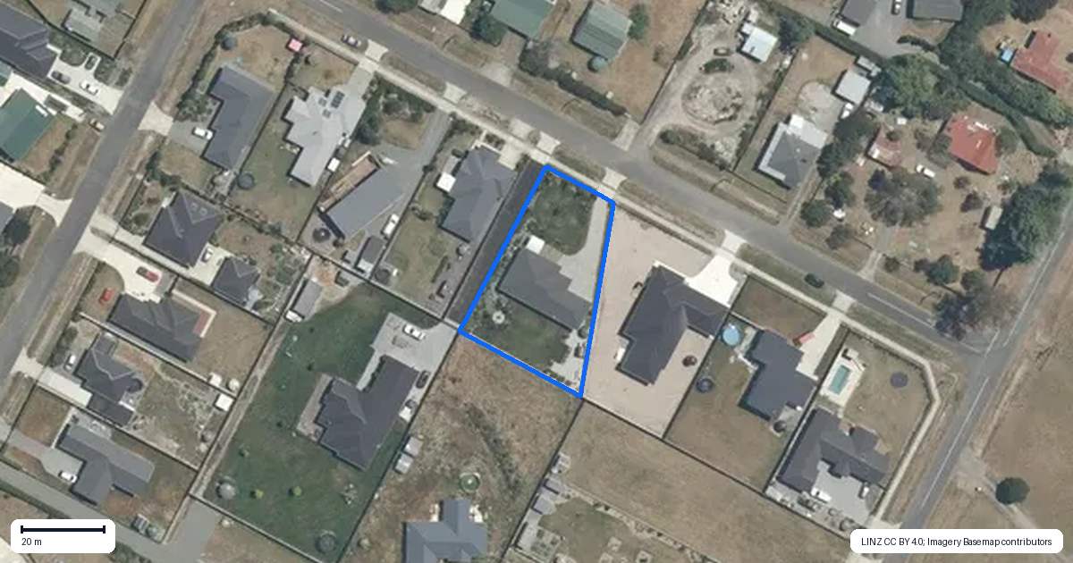 Property context map for 24 Dee Street, Otane