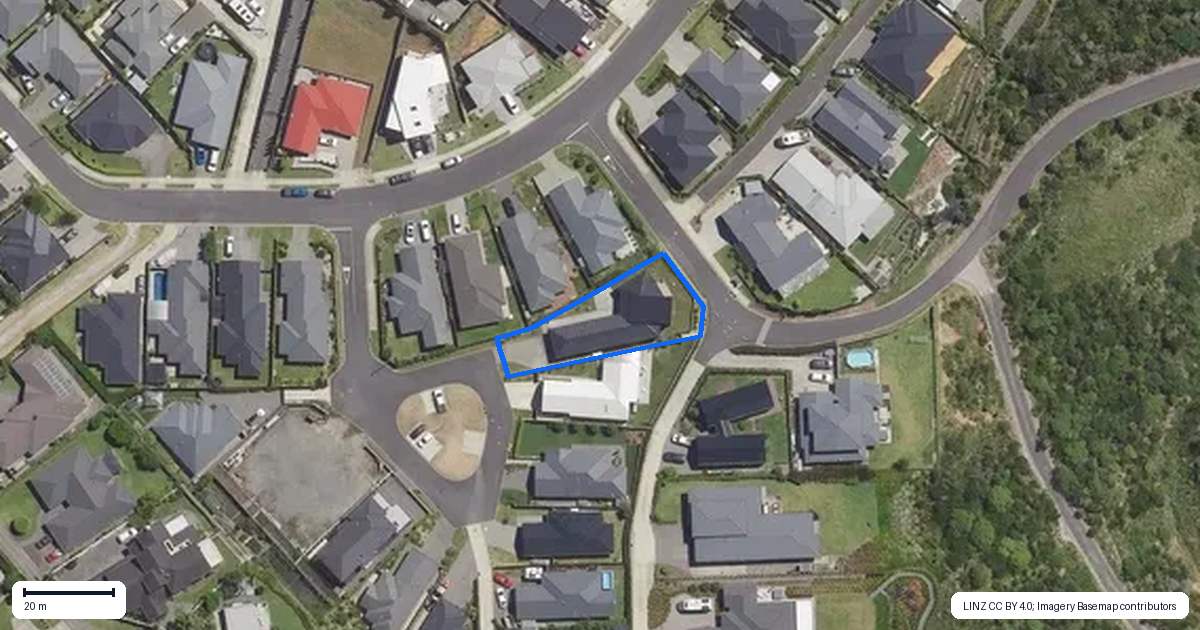 Property context map for 3 Winspear Place, Omokoroa
