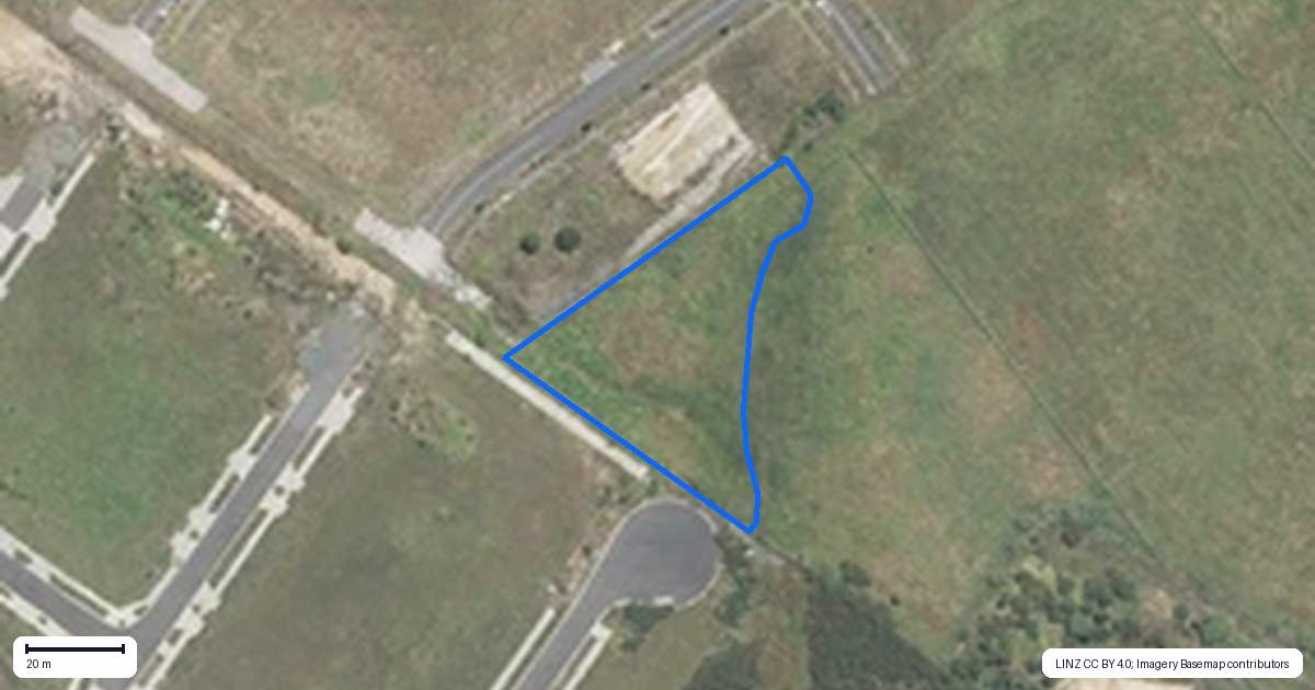 Property context map for 38 Oakland Road, Karaka, Papakura