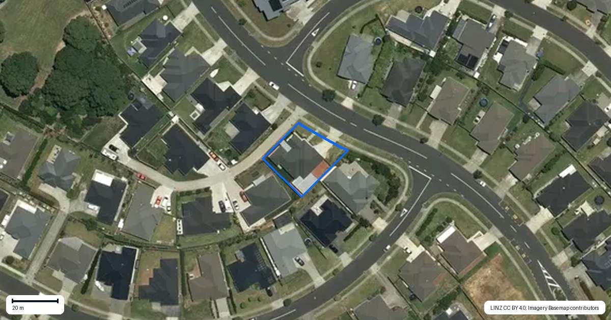 Property context map for 97A Hillpark Drive, Pokeno