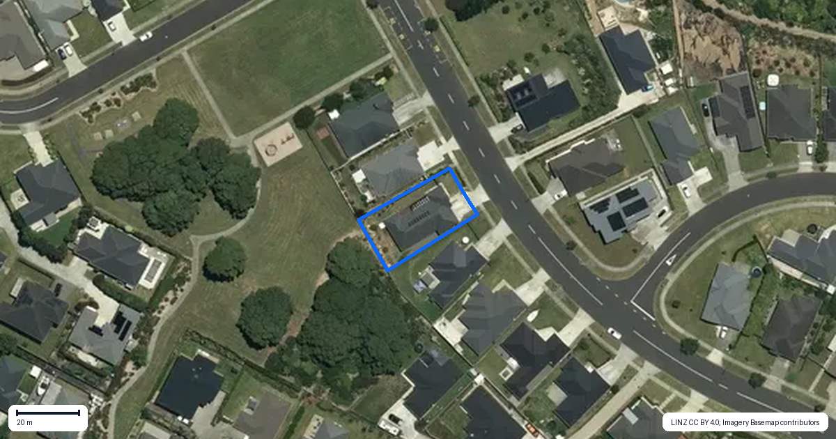 Property context map for 109 Hillpark Drive, Pokeno