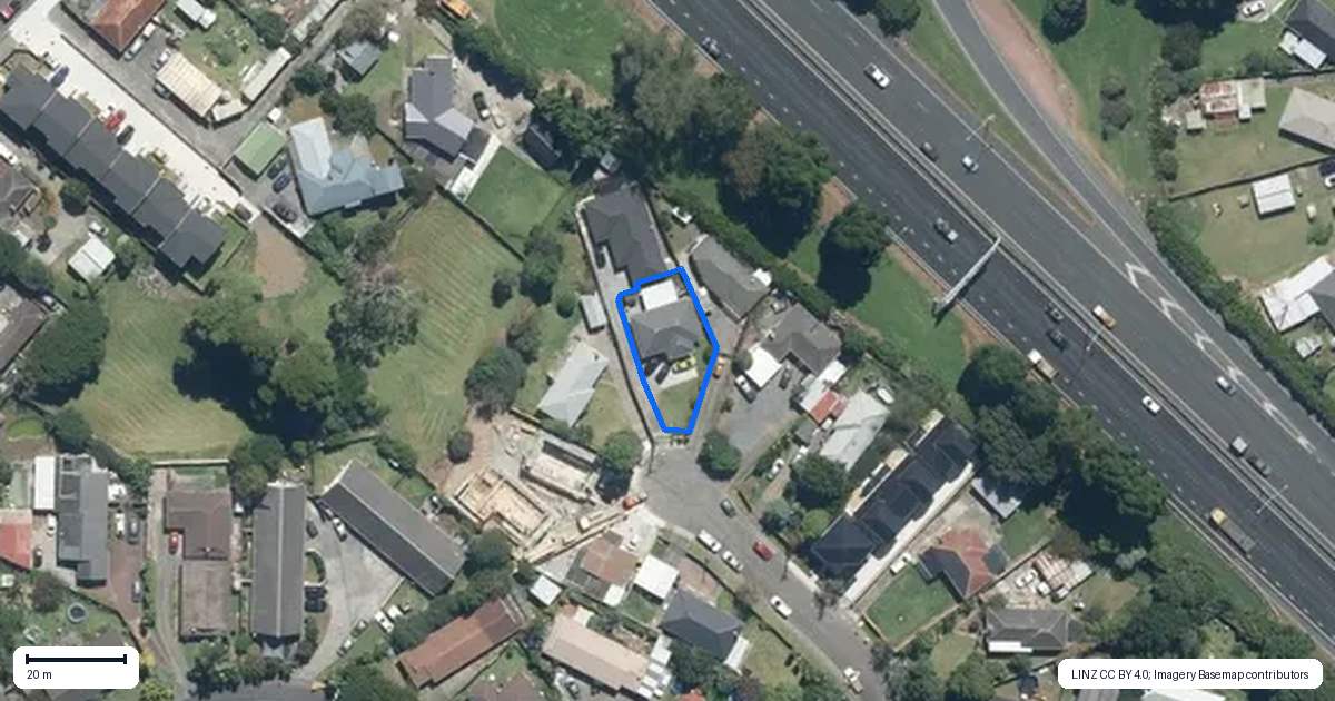 Property context map for 17 Bernard Street, Papatoetoe, Auckland