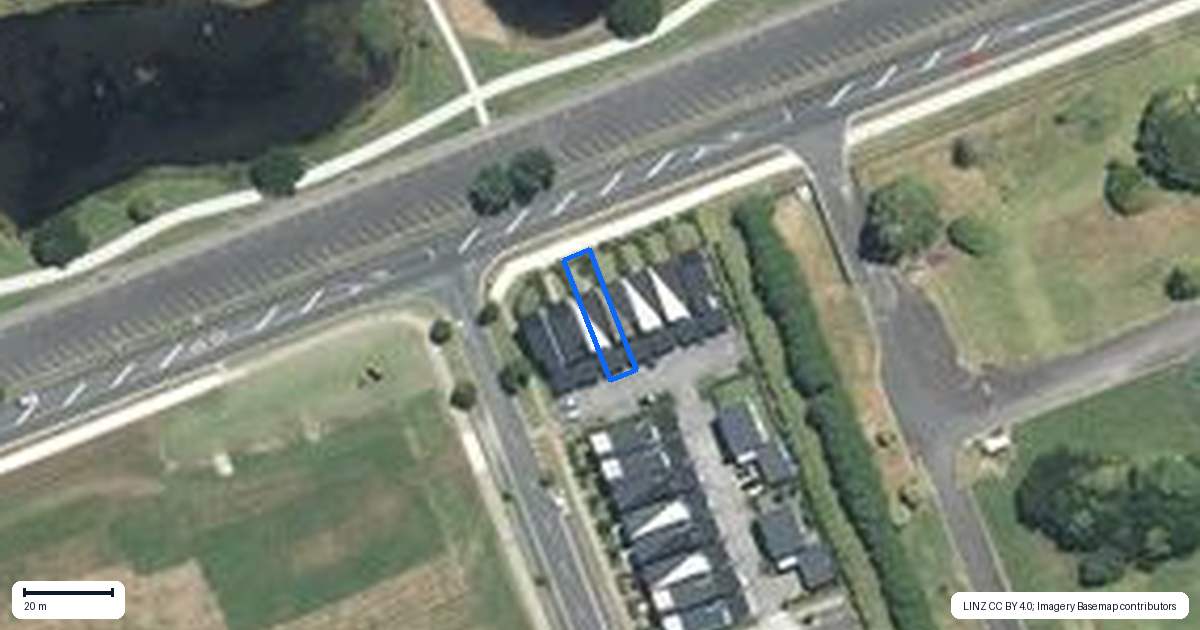 Property context map for 83 Walters Road, Papakura