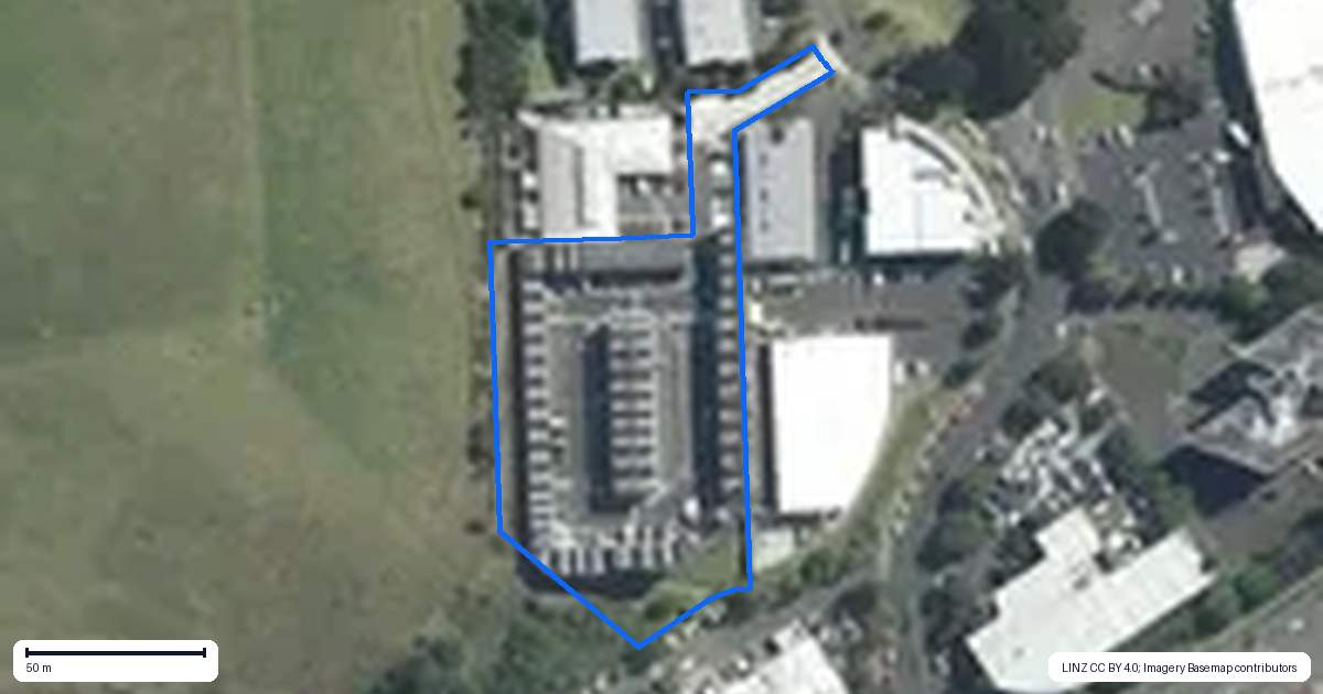 Property context map for 52/3 Pacific Rise, Mount Wellington, Auckland